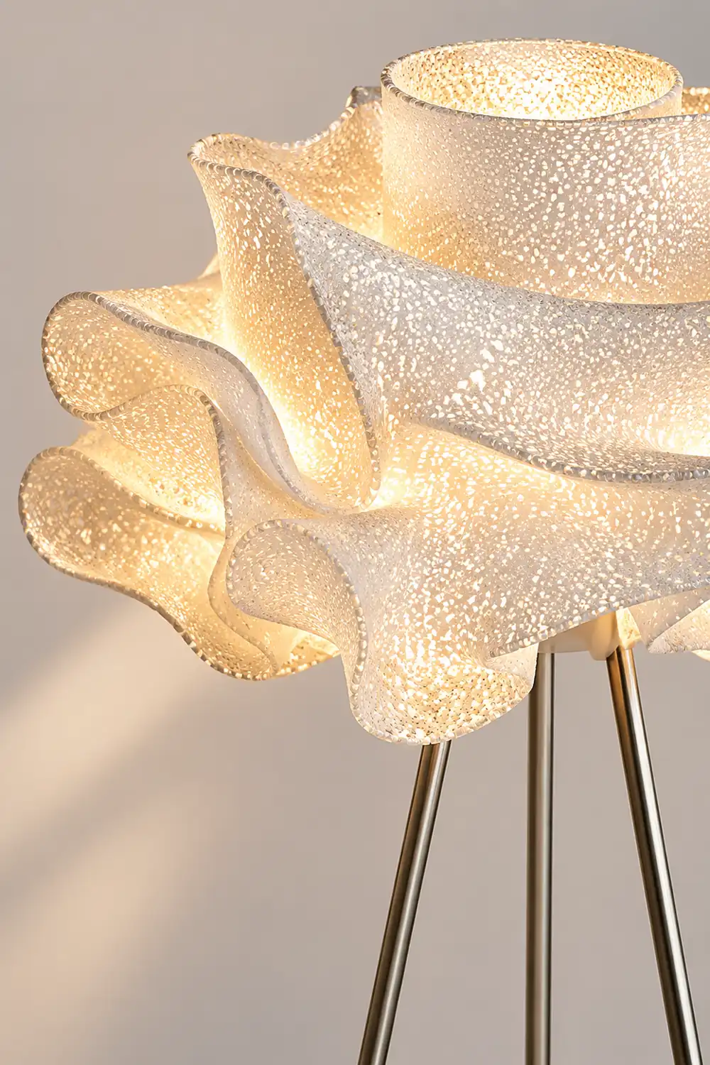 Renée Artistic Cloud Floor Lamp, White, Living Room/Bedroom - Lumpaz