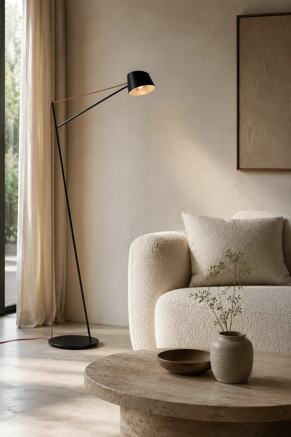 Salgado Modern Arc Linear Metal Floor Lamp, Black复制 - Lumpaz