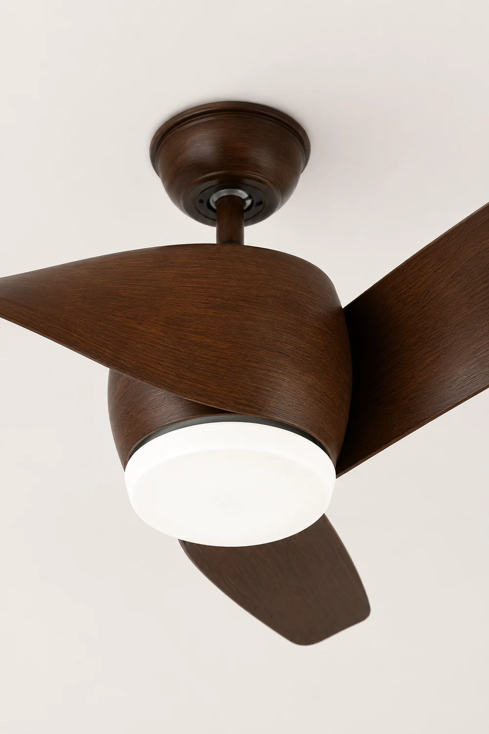 Garner 3-Blade Basic Ceiling Fan with Light, 4 Colors, DIA 52'' - Lumpaz