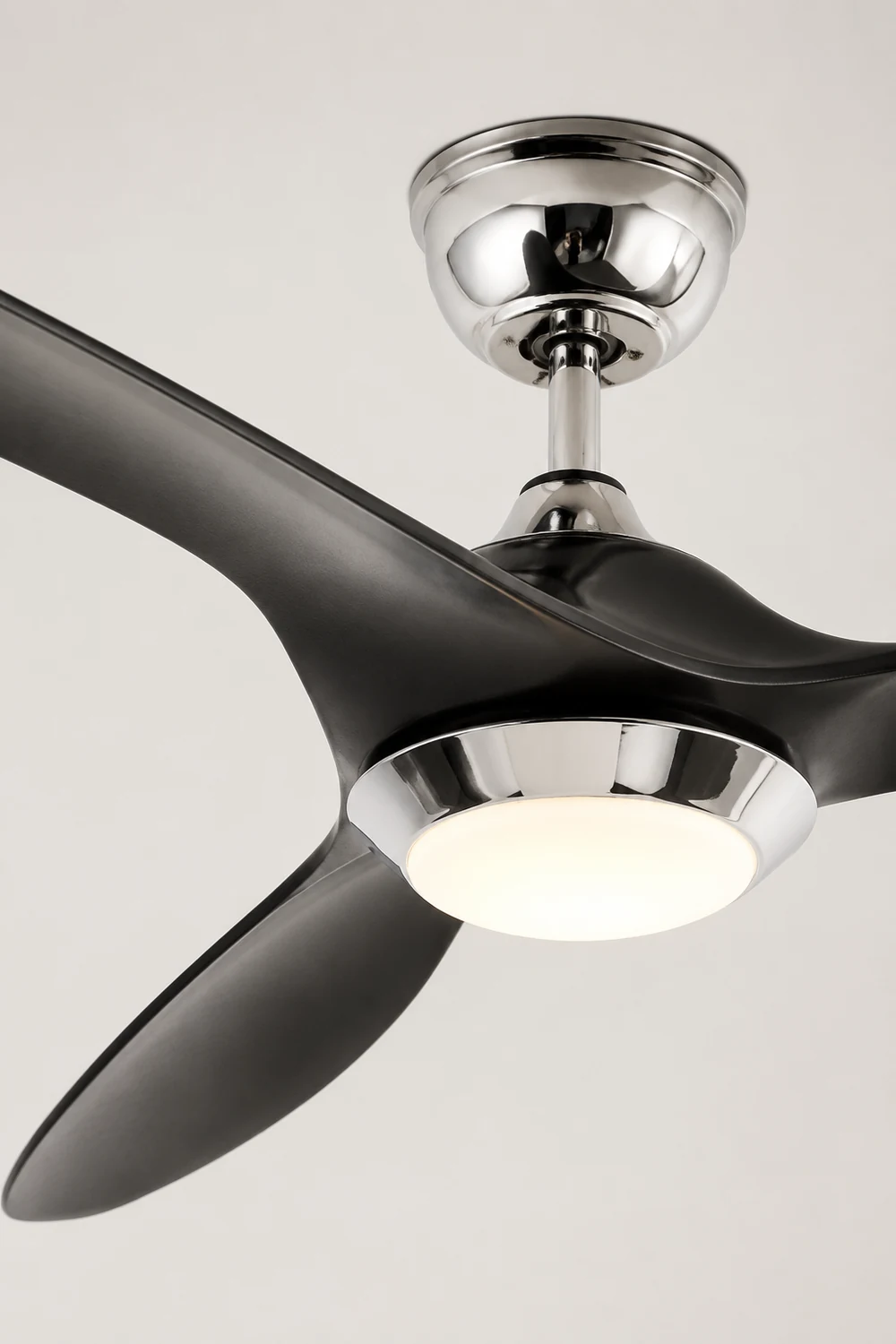 Garner 3-Blade Black & Yellow Ceiling Fan with Light, DIA 52'' - Lumpaz