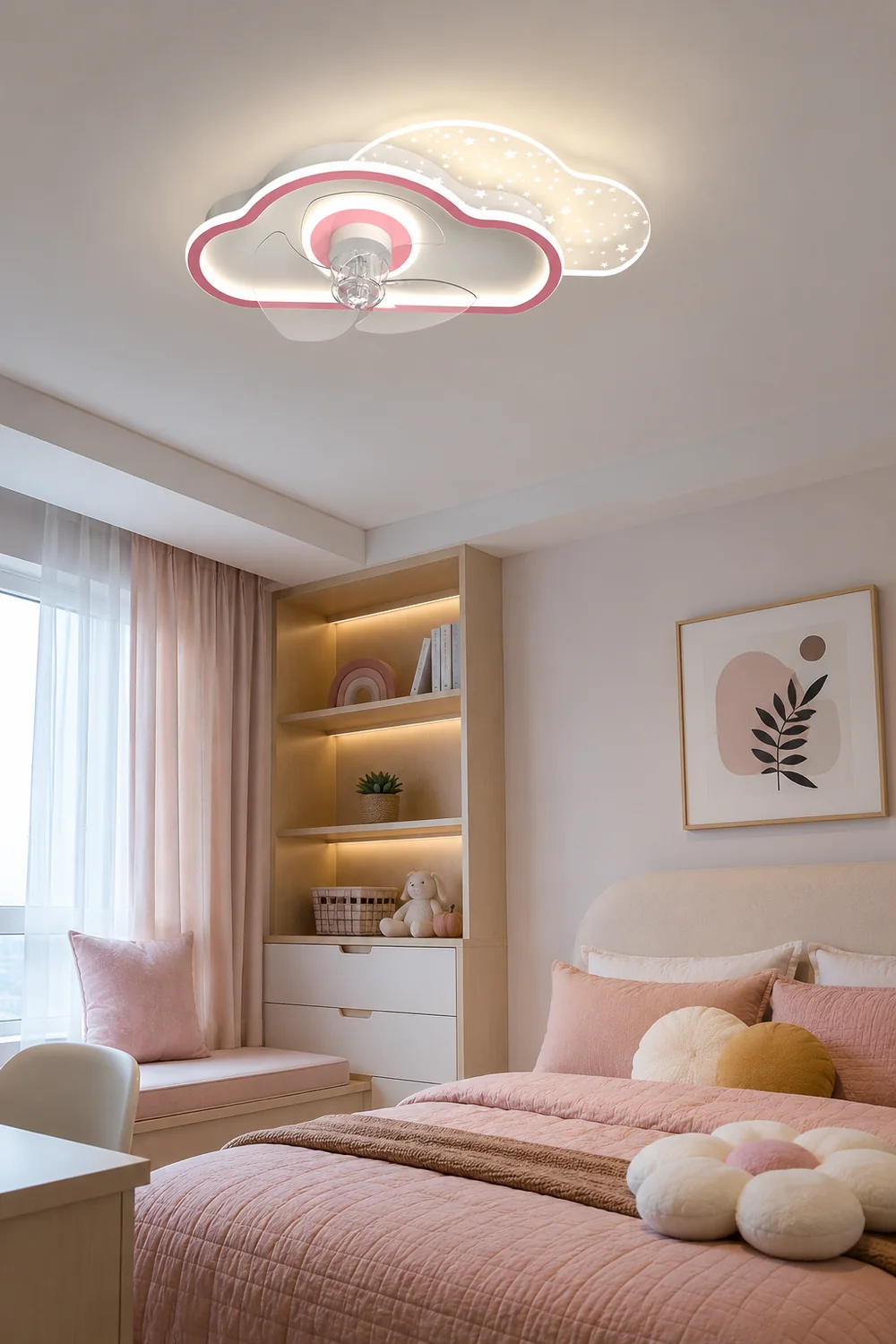 Minori Ceiling Fan with Light, 6 Style, 20"/21"/24" - Lumpaz