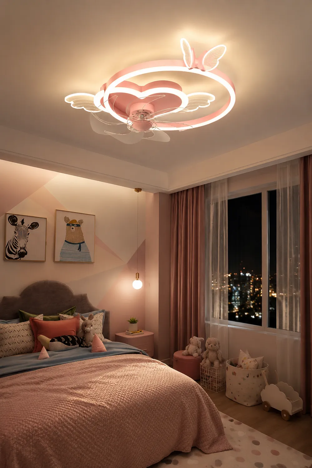 Minori Ceiling Fan with Light, 6 Style, 20"/21"/24" - Lumpaz