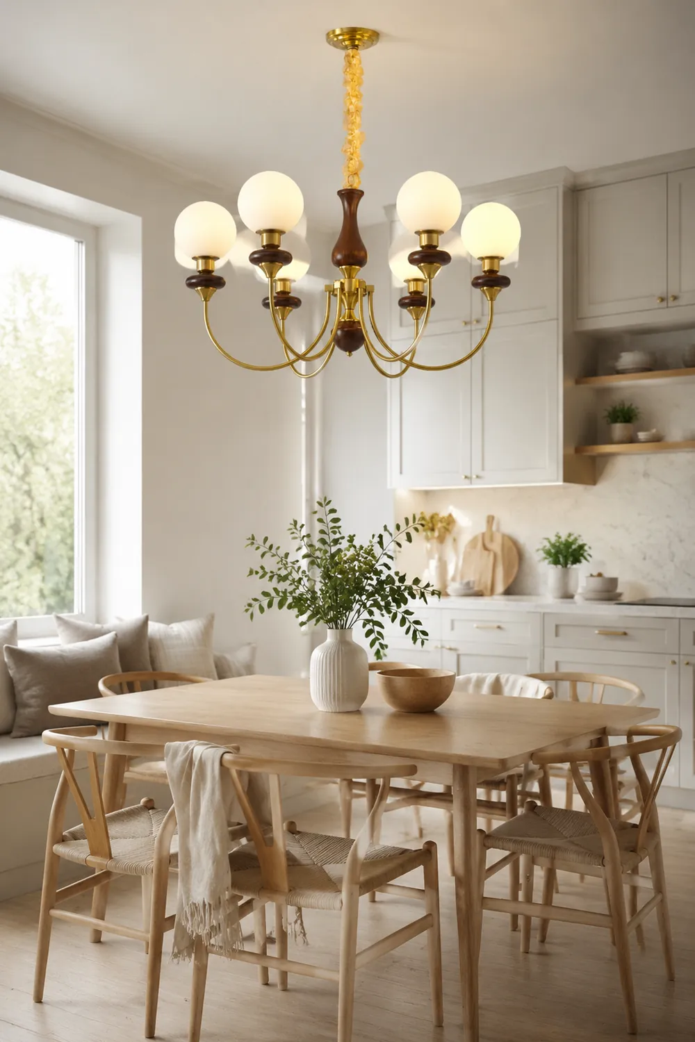 Silva Modern Luxury Decorative LED Chandelier Gold Metal Living Room - Lumpaz