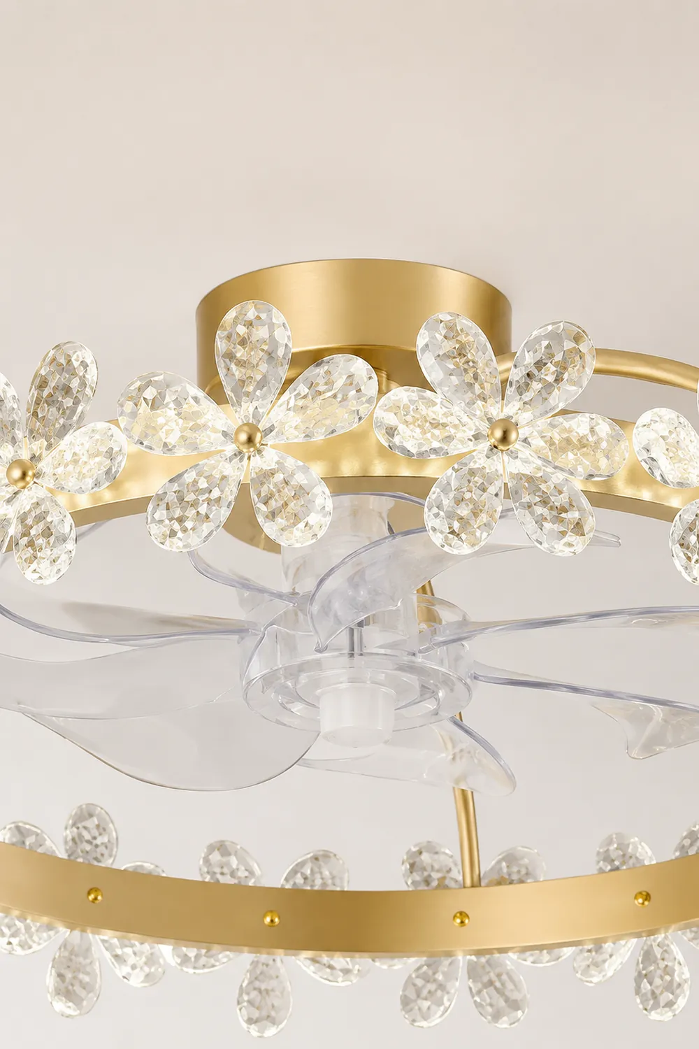 Bella Ceiling Fan with Light, 3 Style, DIA 21" - Lumpaz