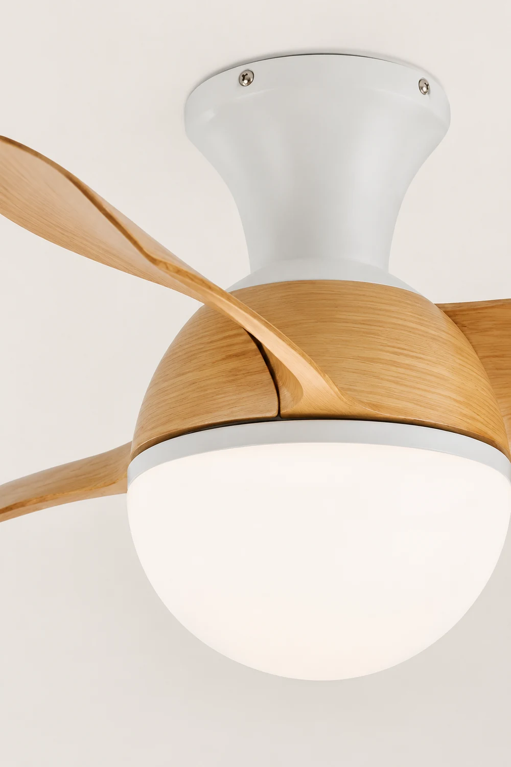 Morandi 3-Blade Basic Ceiling Fan with Light, 3 Color, 30'' - Lumpaz