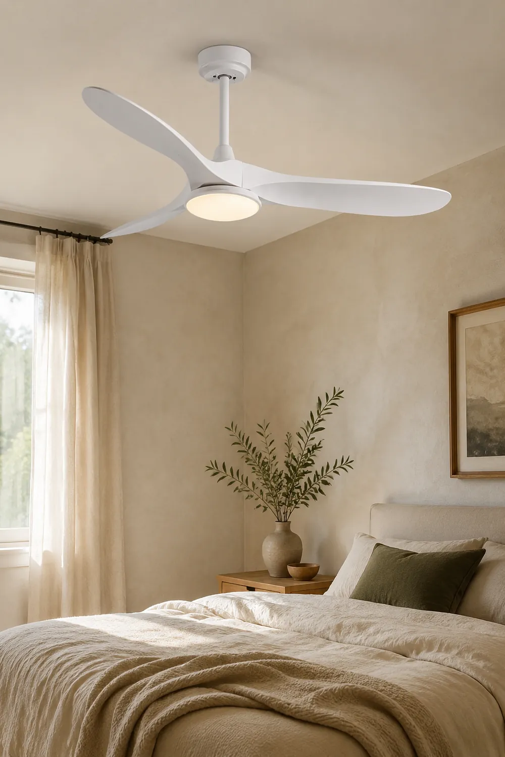 Garner 3-Blade Ceiling Fan with Light, 3 Color, DIA 52'' - Lumpaz