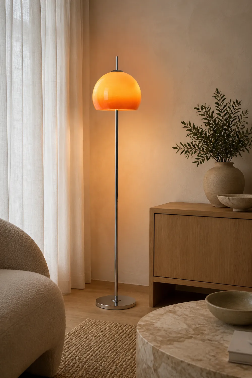 Salgado Sunset Floor Lamp 3 Color Temperature Switchable Gradient Color - Lumpaz