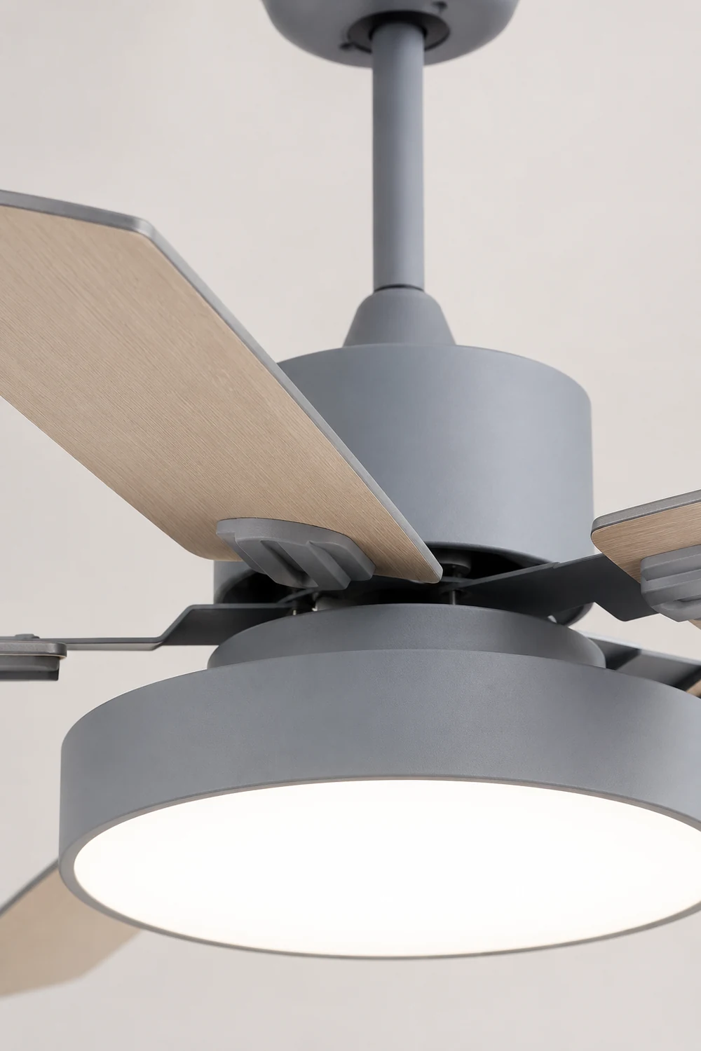 Morandi 5-Blade Ceiling Fan with Light, 4 Color - Lumpaz