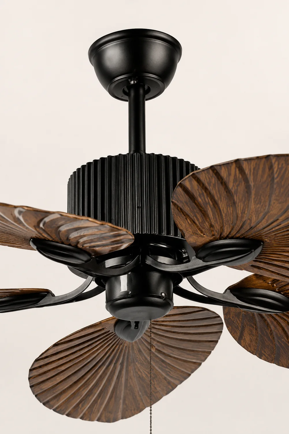 Bella Retro Vintage 5-Blade Ceiling Fan, Coffee - Lumpaz