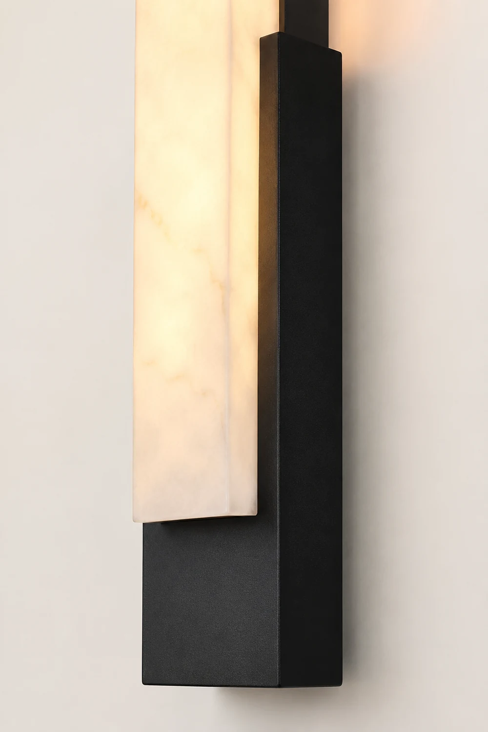 Waterproof Imitation Marble Shade LED Black Modern Outdoor Wall Light复制 - Lumpaz