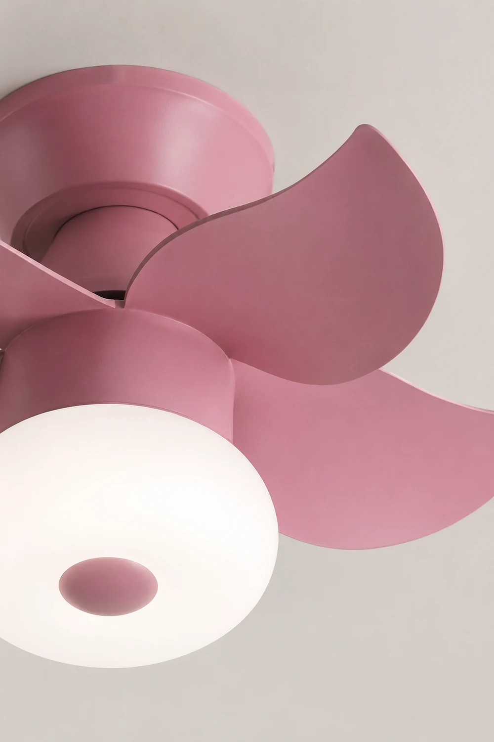 Morandi 5-Blade Ceiling Fan with Light, 3 Color, 24'' - Lumpaz