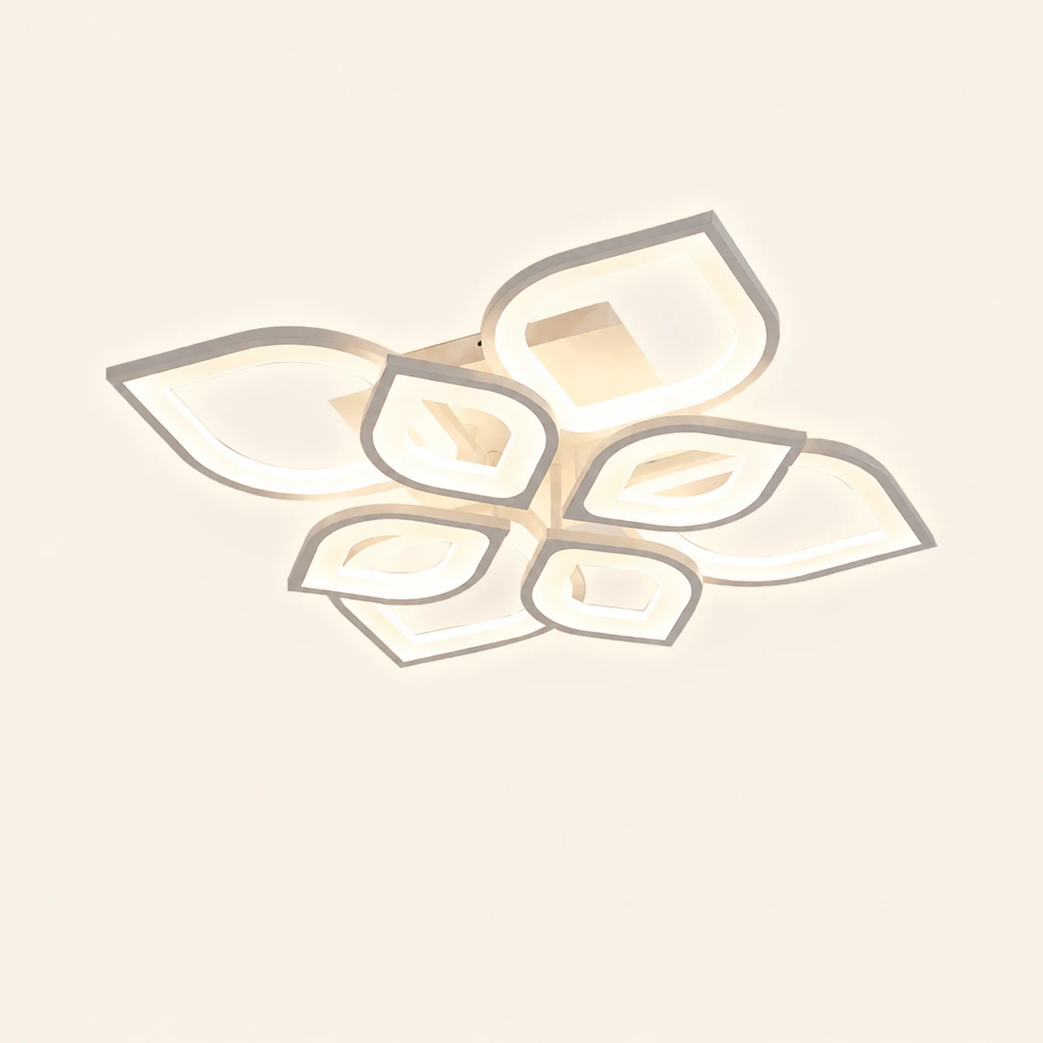 Hana Modern Designer Flower Flush Mount Ceiling Light - Lumpaz