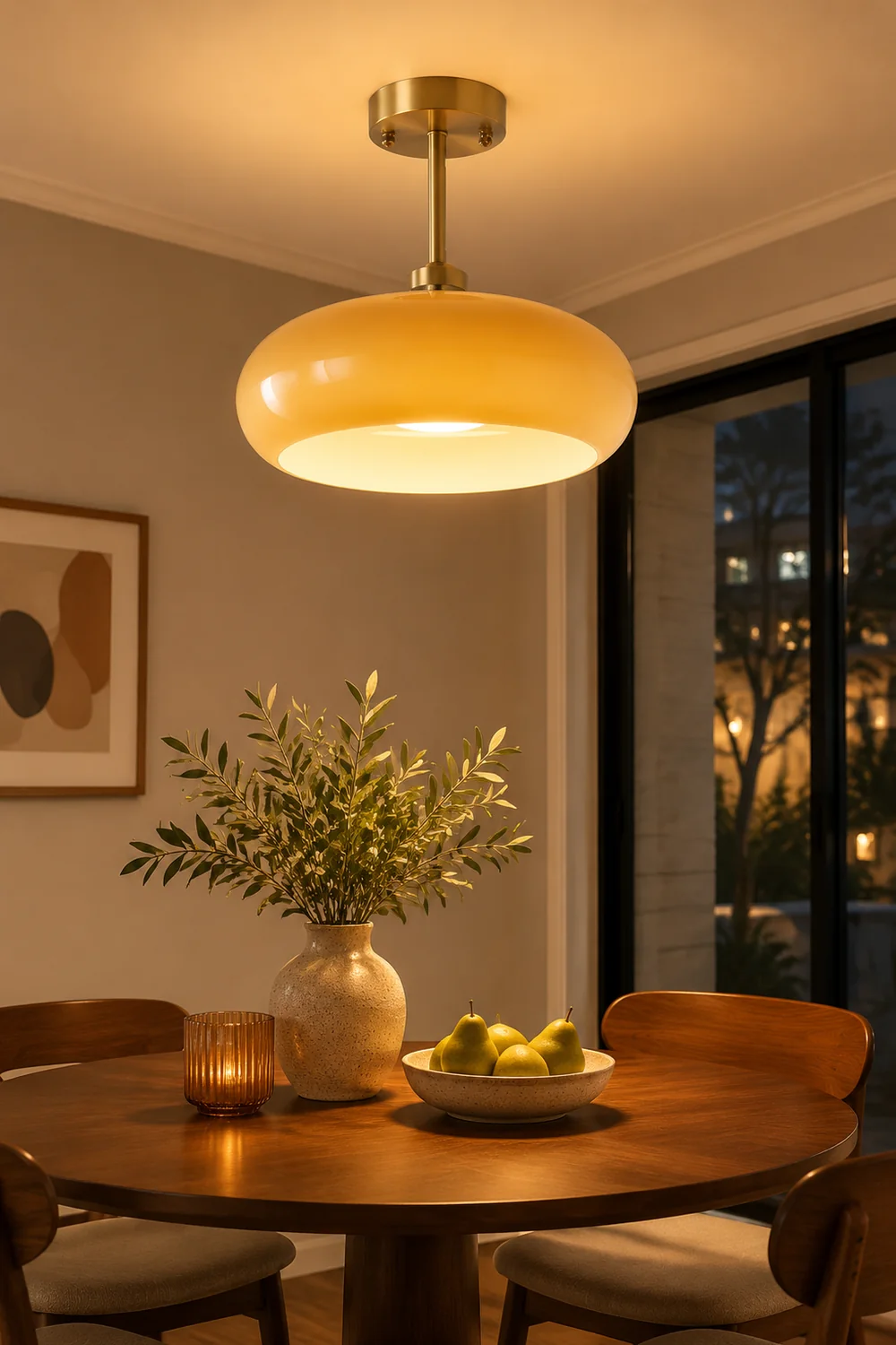 Hailie Modern Designer Round Flush Mount Ceiling Light - Lumpaz