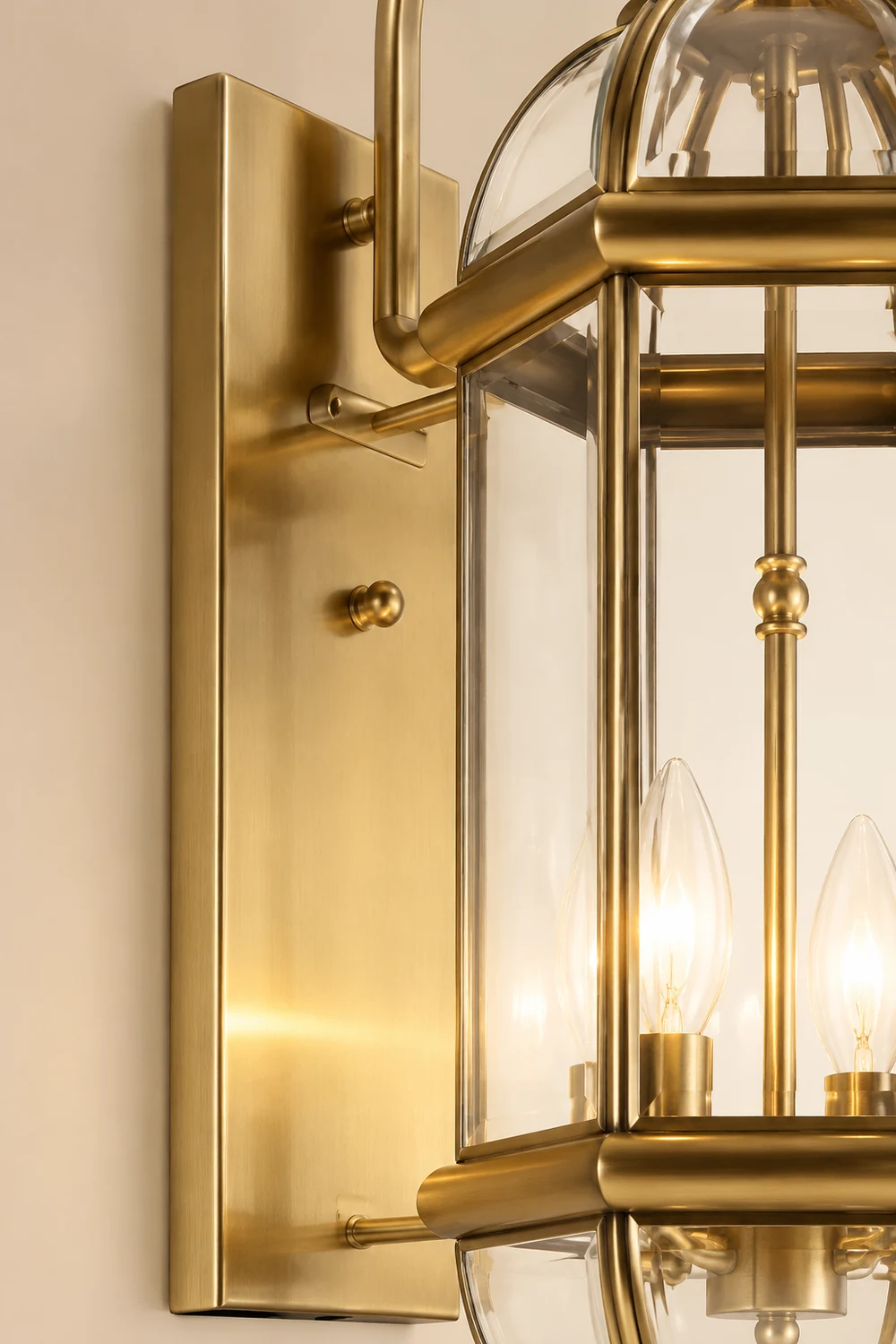 Retro Creative Copper Glass European Style Outdoor Wall Lights Exterior Lamp - Lumpaz