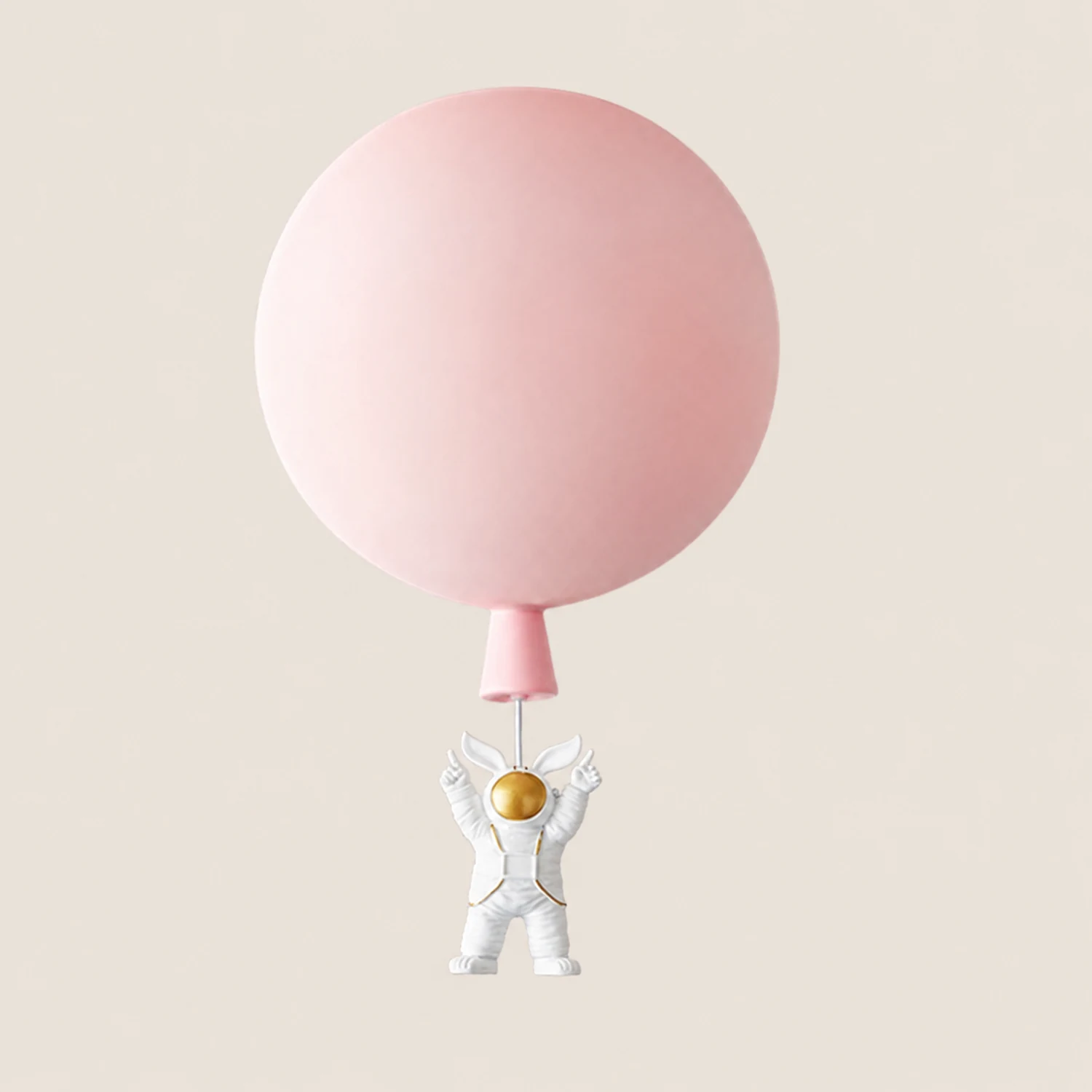 Fateh Astronaut Balloon Flush Mount Ceiling Light 8 Color Bedroom - Lumpaz