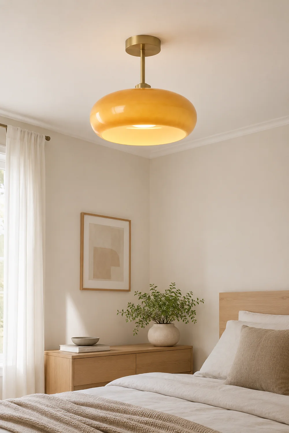 Hailie Modern Designer Round Flush Mount Ceiling Light - Lumpaz