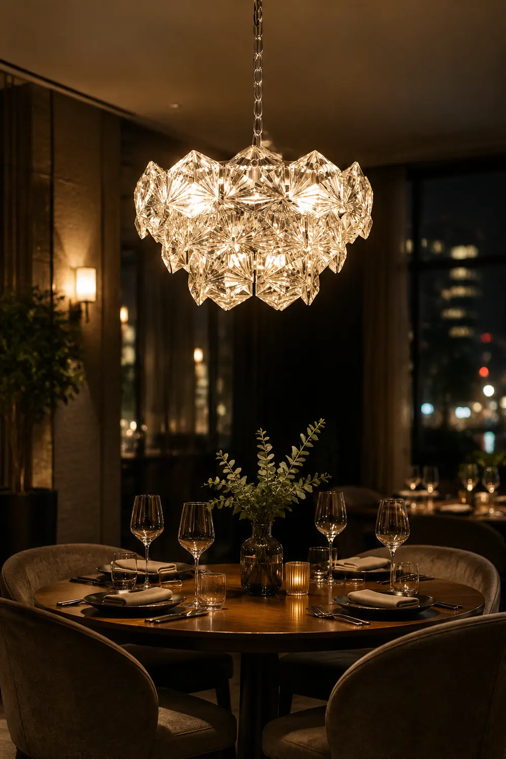 Marilyn Luxury Crystal Pendant Light for Living Room - Lumpaz