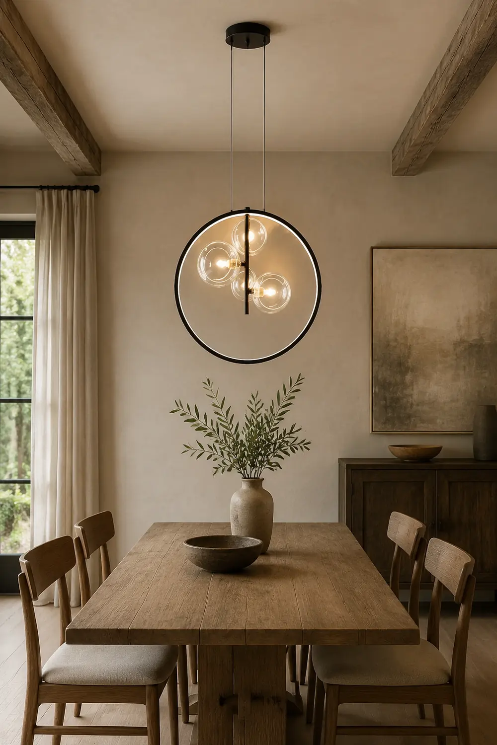 Nordic Glass Bubbles LED Modern Pendant Light For Dining Room - Lumpaz
