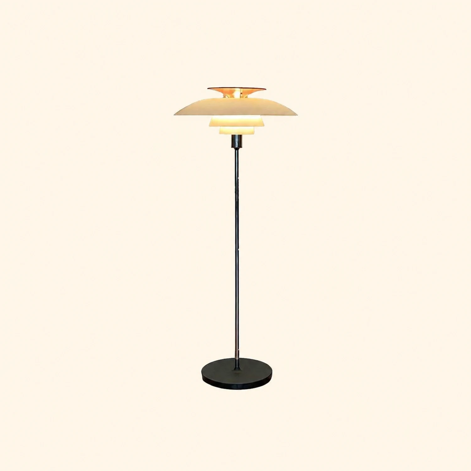 Salgado Modern Flying Saucer Metal Acrylic Floor Lamp - Lumpaz