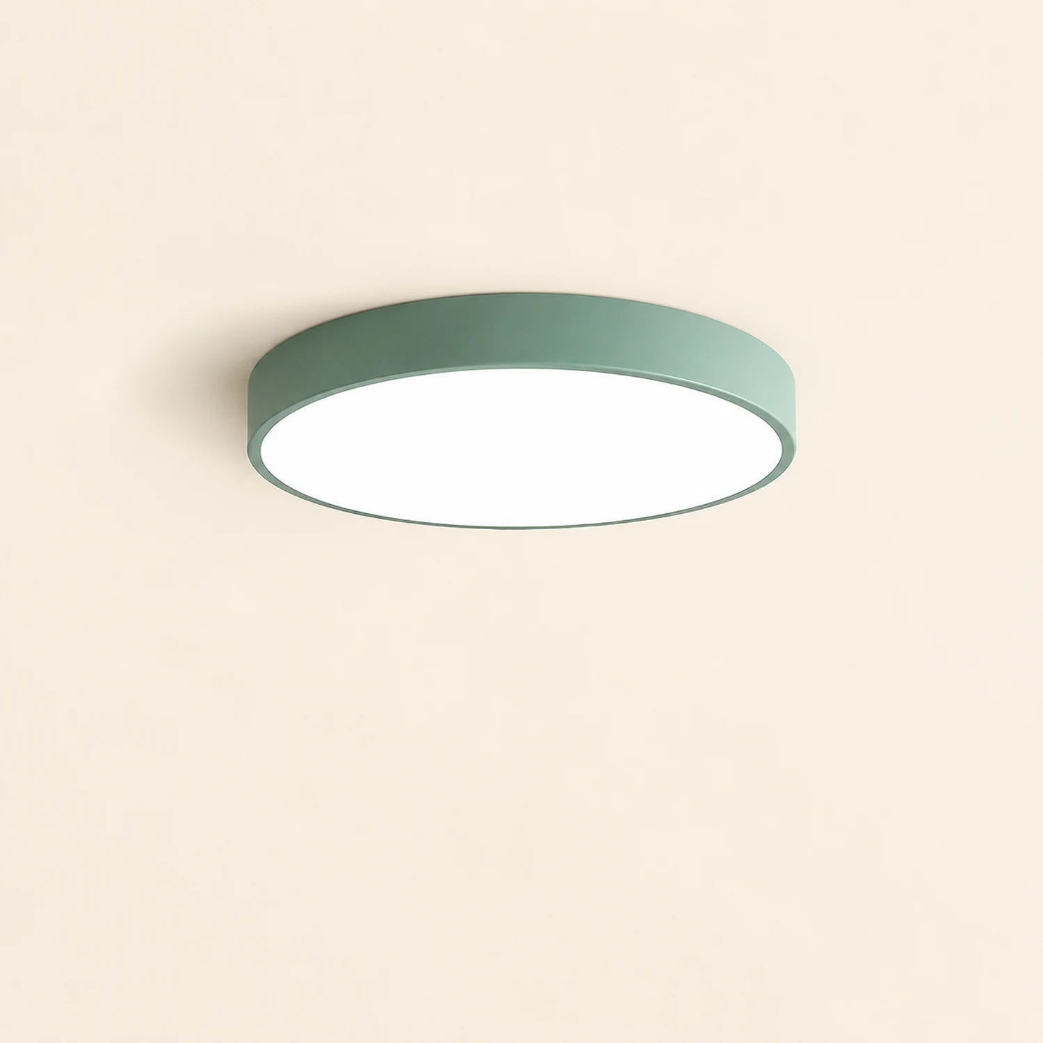Morandi Ceiling Light Round Flush Mount Yellow/Blue/Green/Pink/Gray Bedroom - Lumpaz