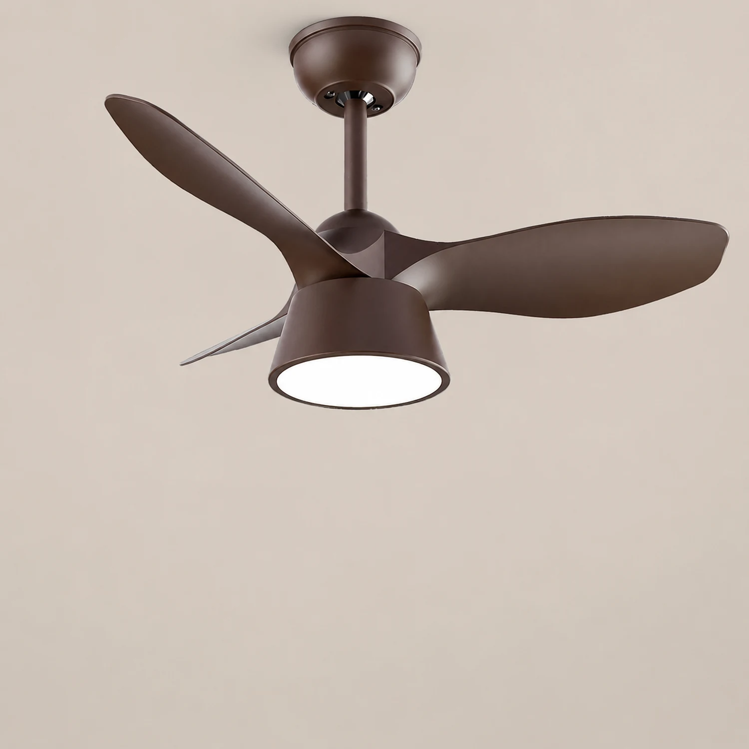 Walters Ceiling Fan with Light, 3 Color, 31.5" - Lumpaz