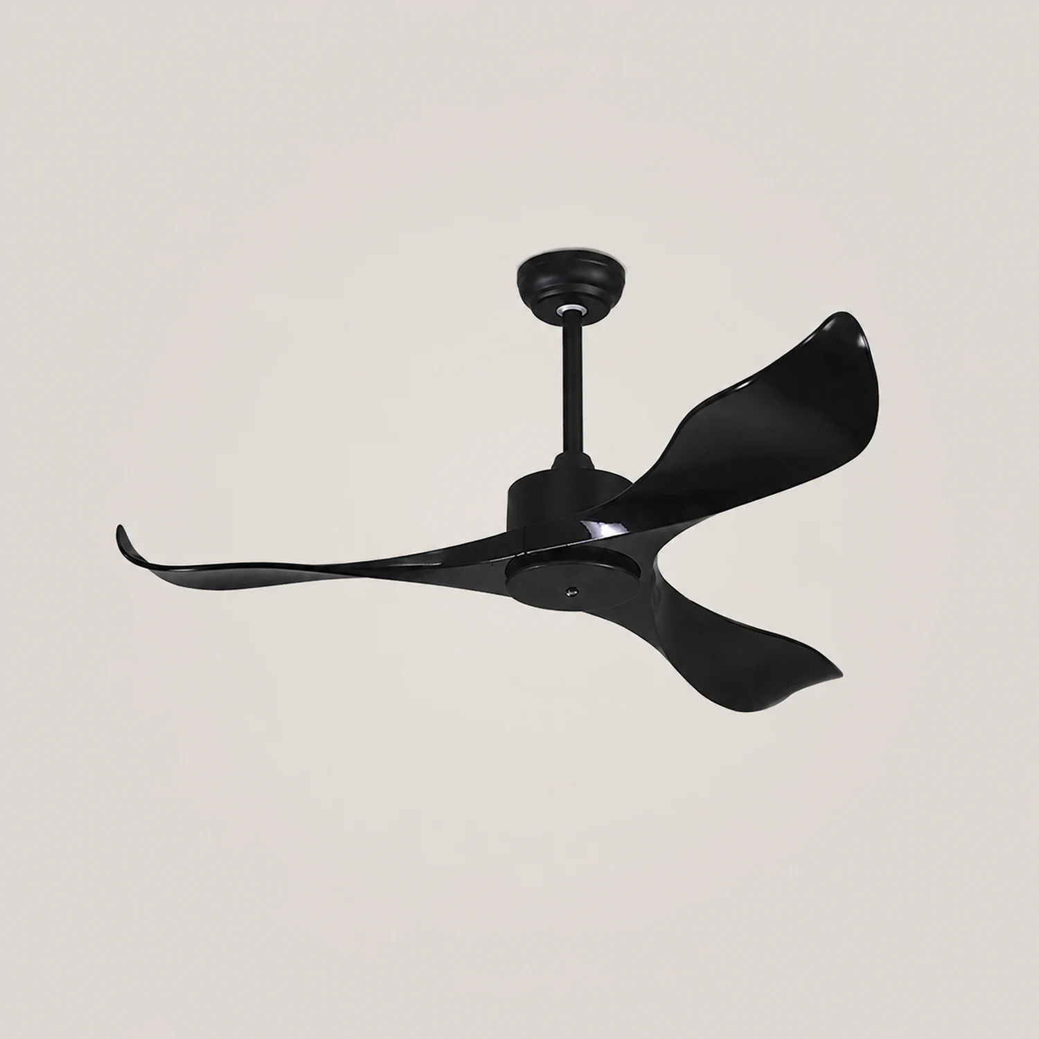 Haydn 3-Blade Modern DC Ceiling Fan, Black & White, 42''/52'' - Lumpaz