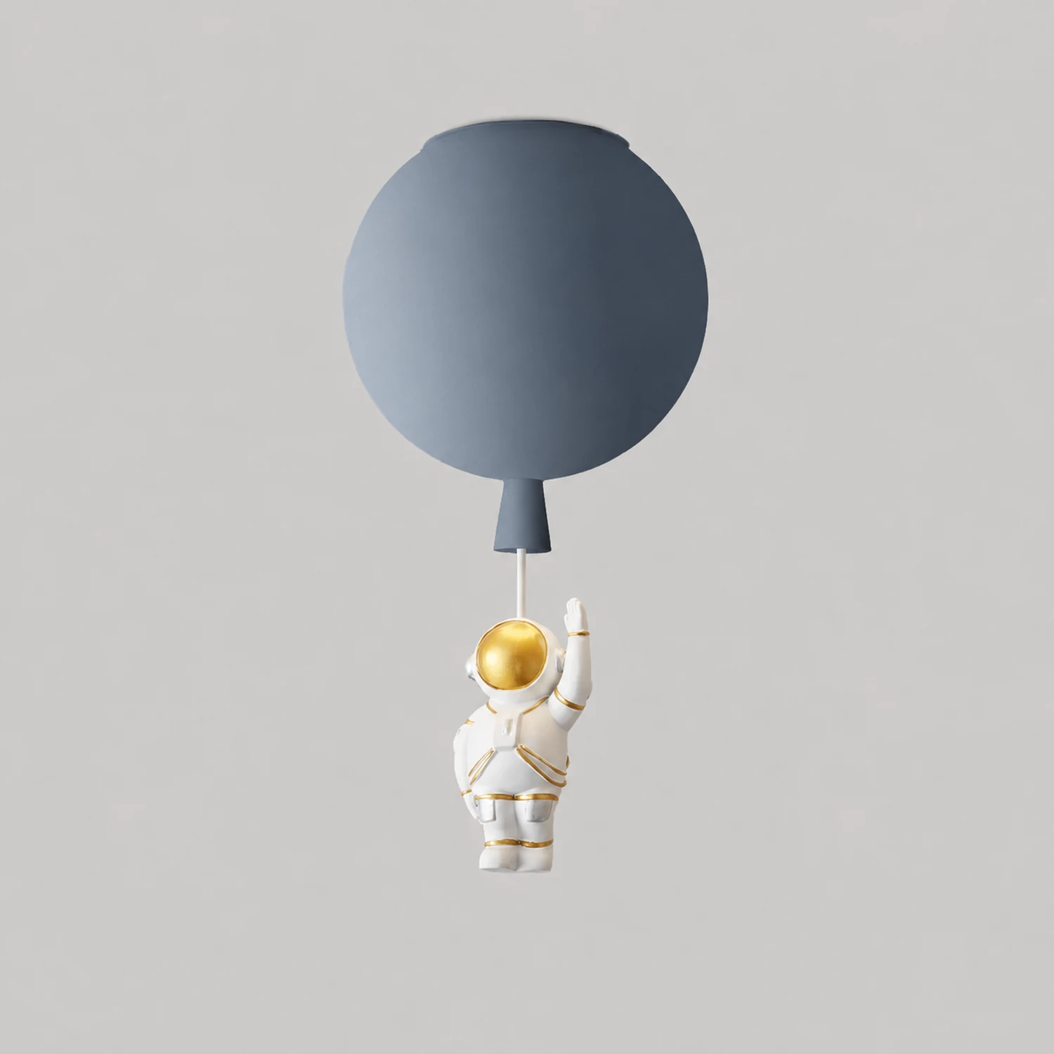 Fateh Astronaut Balloon Flush Mount Ceiling Light 8 Color Bedroom - Lumpaz