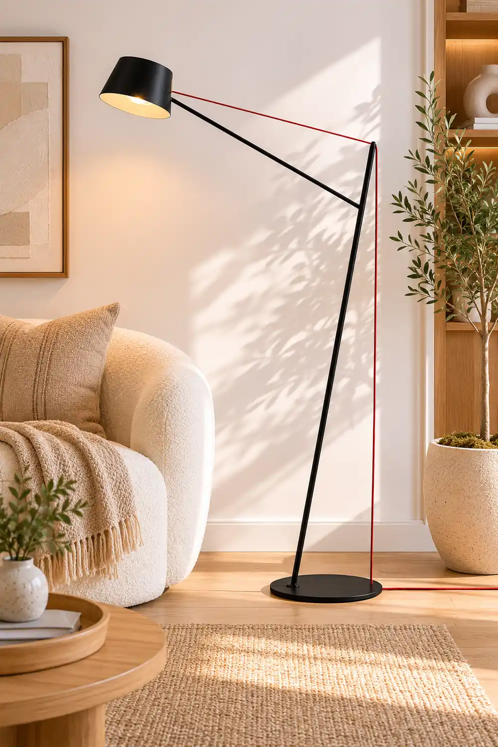 Salgado Modern Arc Linear Metal Floor Lamp, Black复制 - Lumpaz