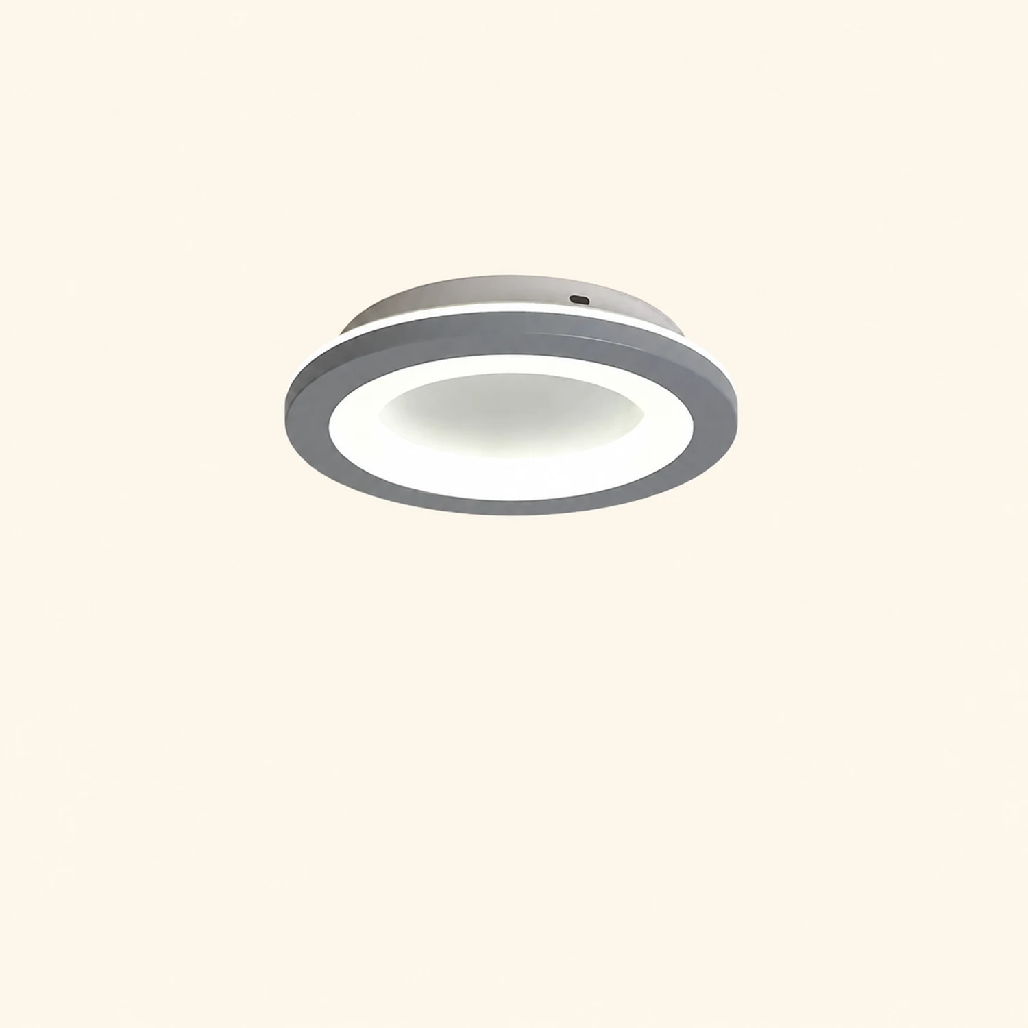 Quinn Modern Flower Metal Flush Mount Ceiling Light, Gray - Lumpaz