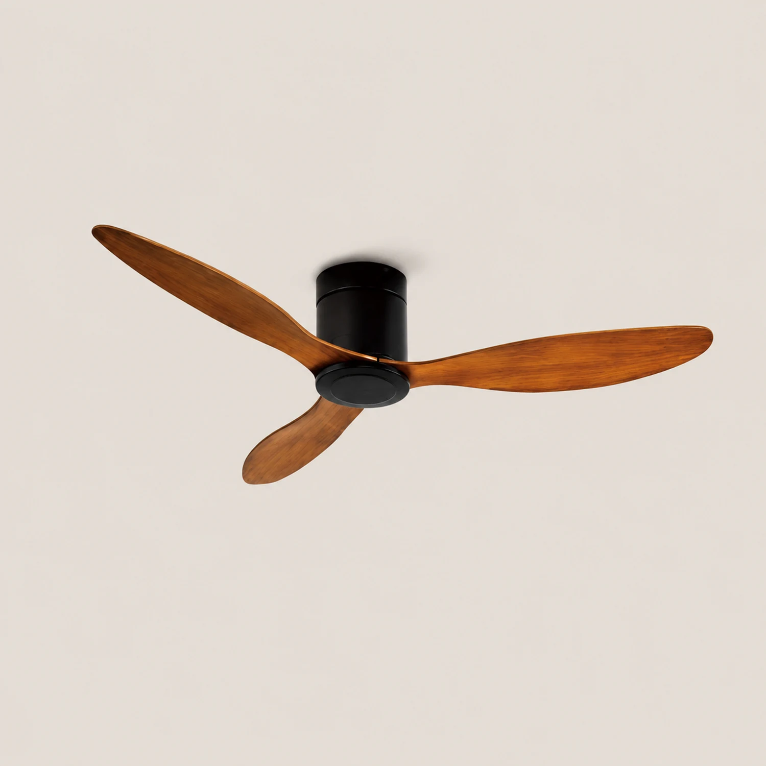 Walters Minimalist 3-Blade DC Ceiling Fan, White & Black, 51'' - Lumpaz