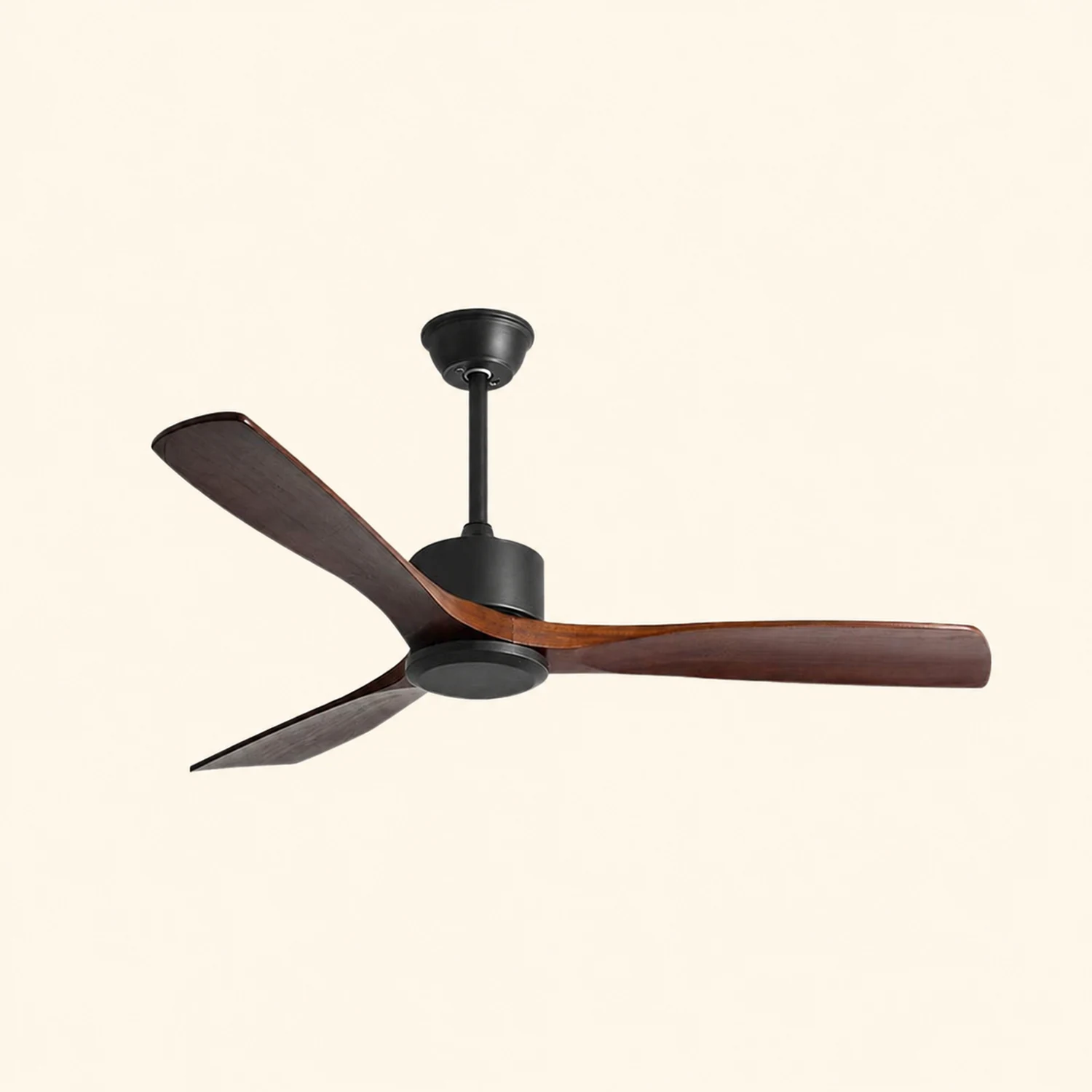 Haydn 3-Blade Black & Red Ceiling Fans, DIA 52'' - Lumpaz