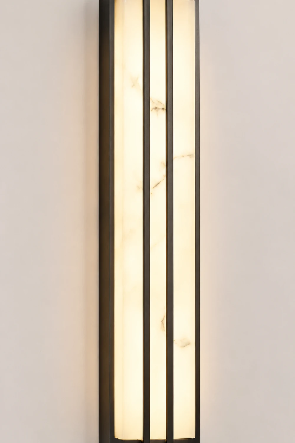 Minimalist Resin Waterproof LED Black Modern Outdoor Wall Light Fixture - Lumpaz