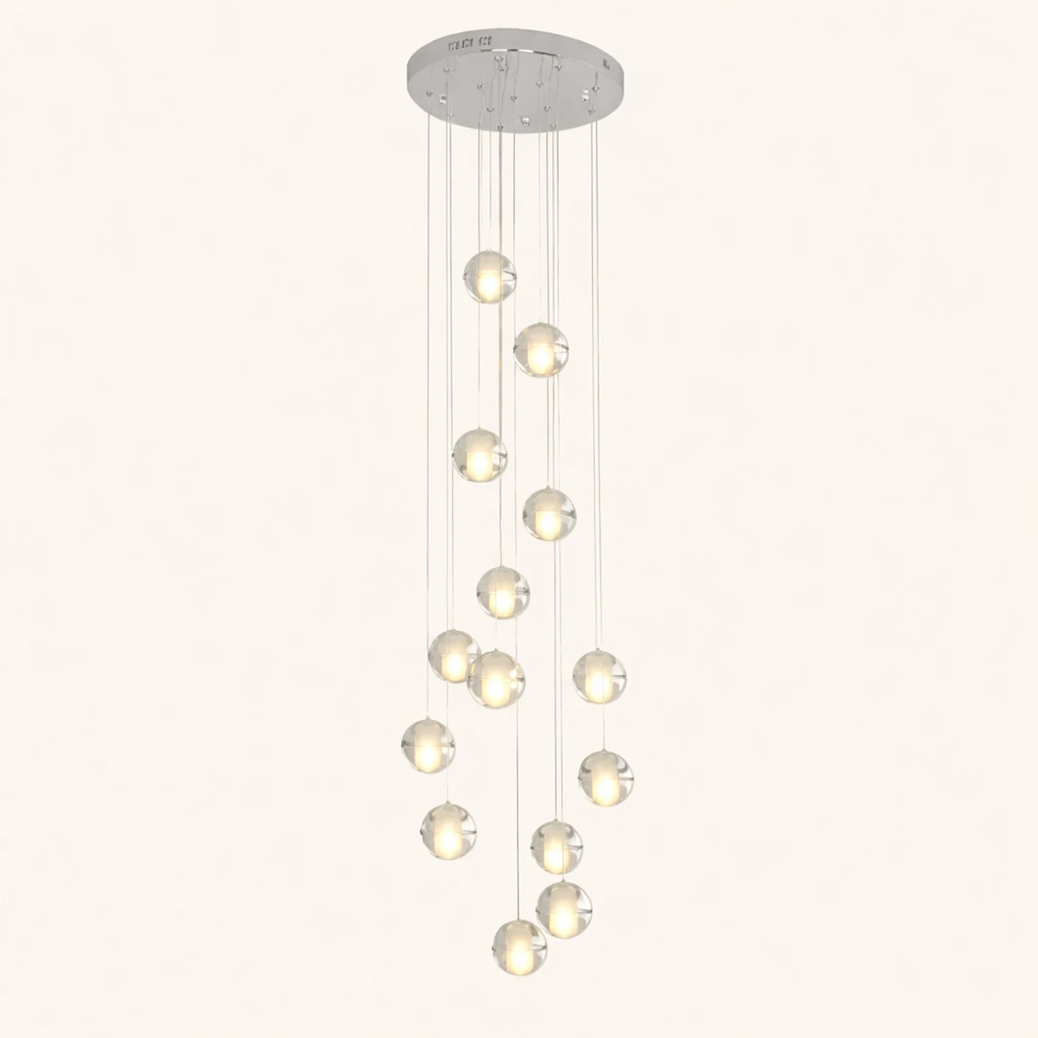 Hailie Modern Multi Clean Globe Pendant Light, Foyer - Lumpaz