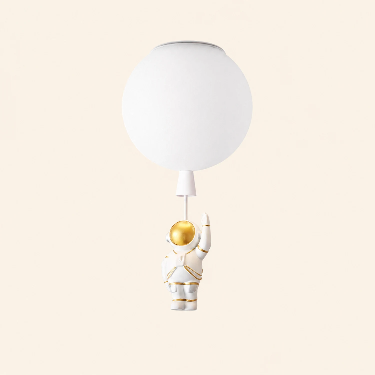 Fateh Astronaut Balloon Flush Mount Ceiling Light 8 Color Bedroom - Lumpaz