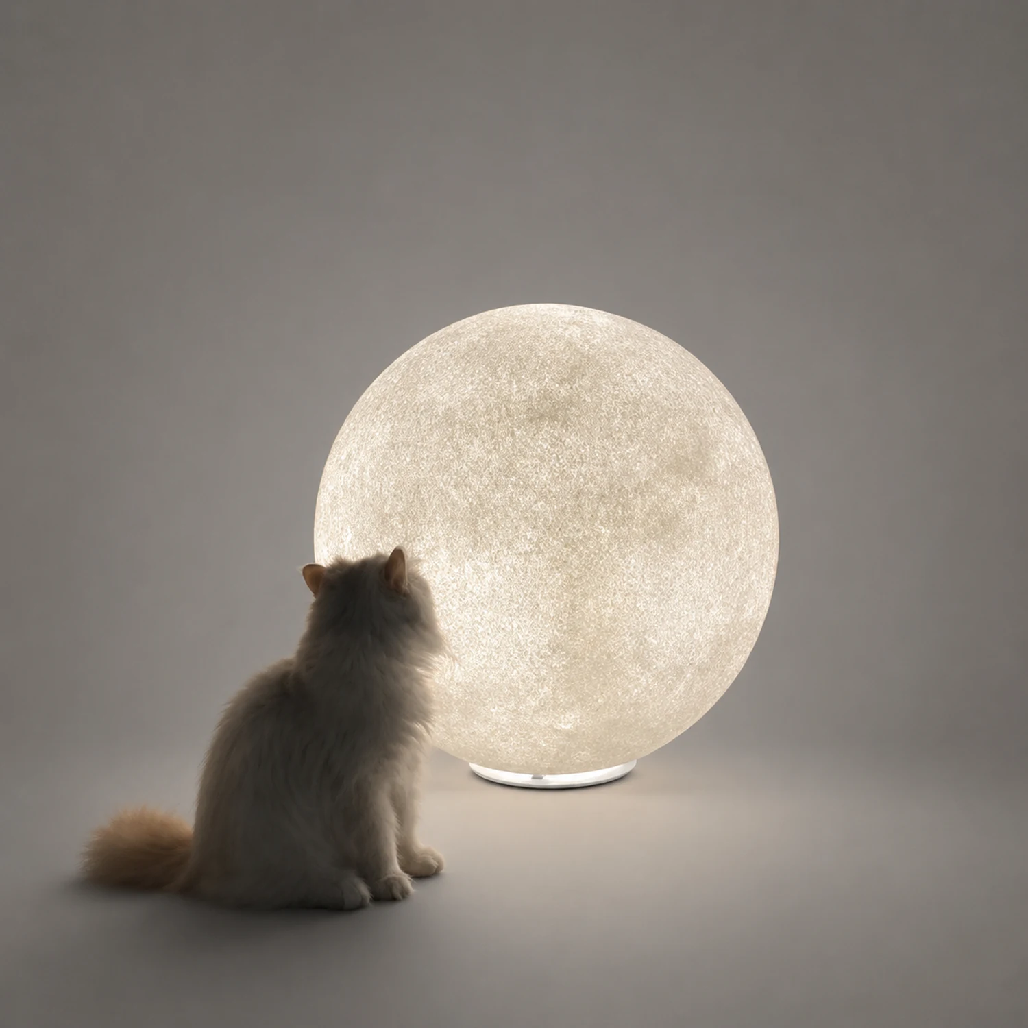 Elif Modern Decorative Dream Floor Lamp Moon Globe Resin Bedroom - Lumpaz