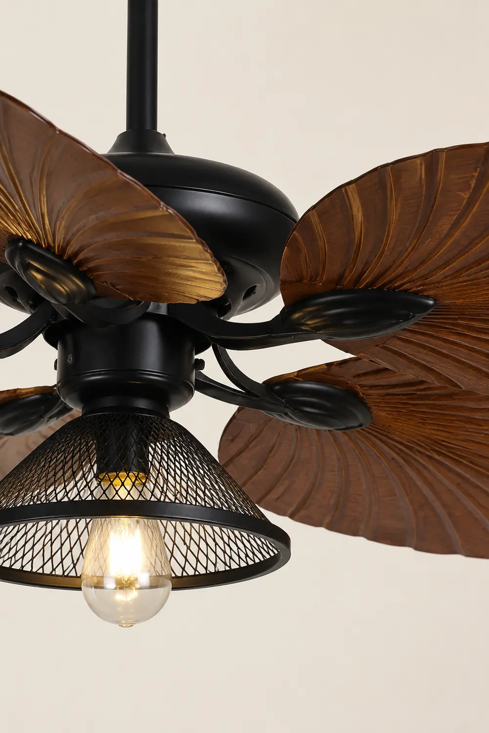 Ross 5-Blade Ceiling Fans /Lantern, 1/3/5 Heads, DIA 51.9'' - Lumpaz