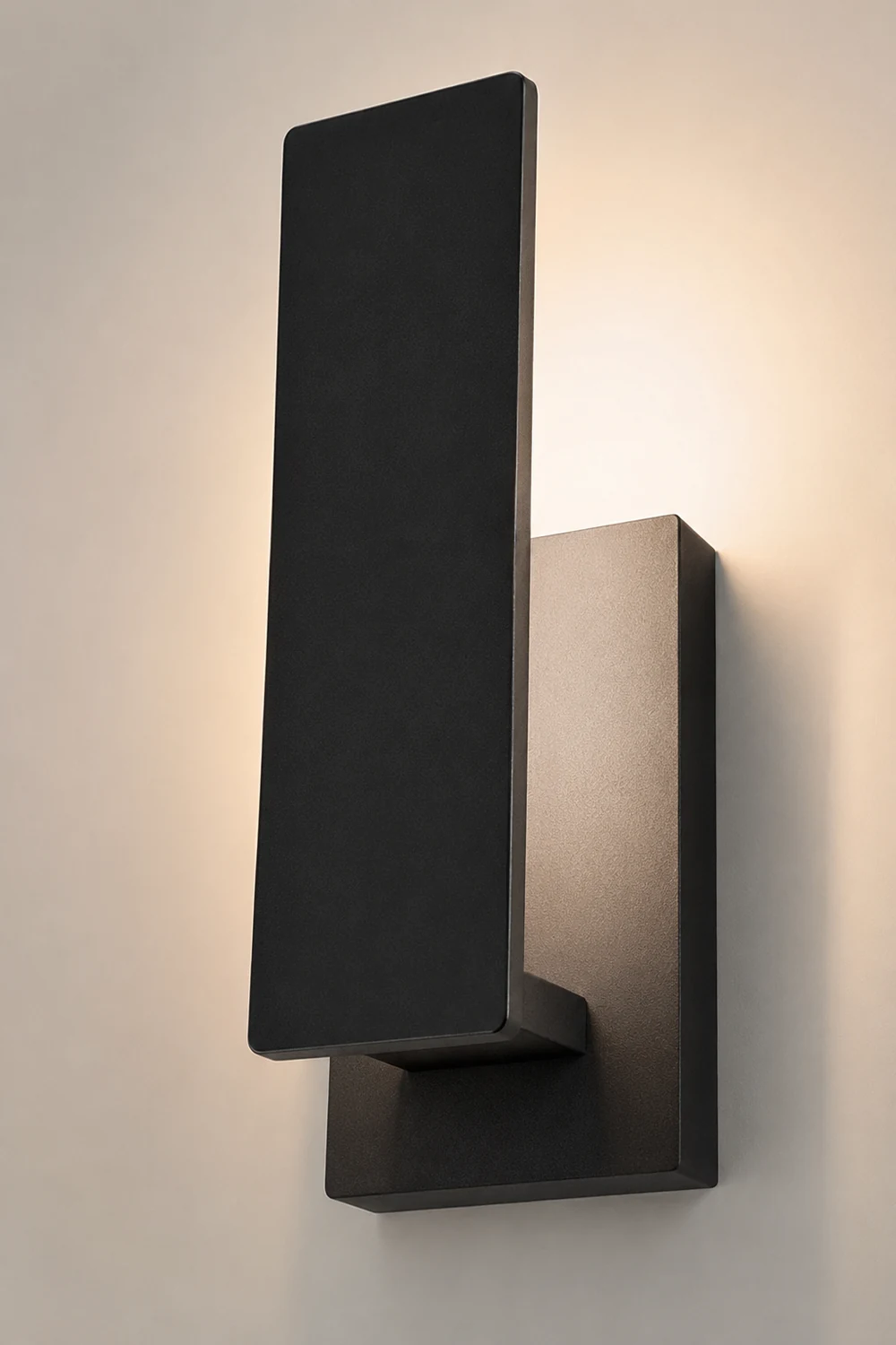 Waterproof Minimalist Aluminum LED Black Modern Outdoor Wall Light - Lumpaz