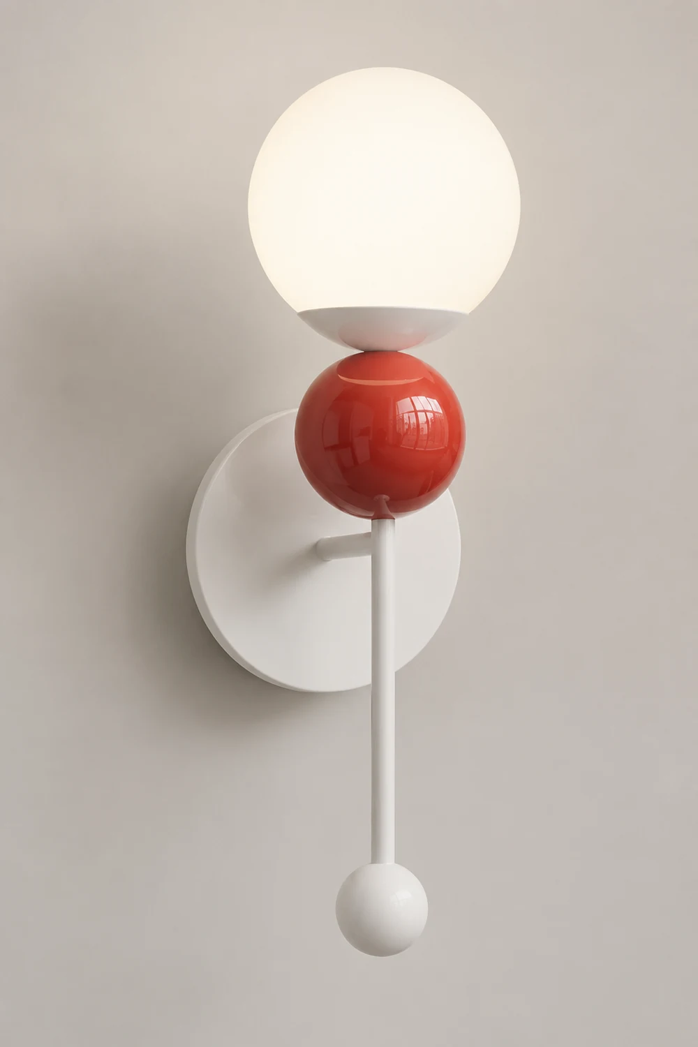 Hailie Modern LED Wall Lights/Ceiling Light Wood/Red Bedroom/Hallway/Living Room - Lumpaz