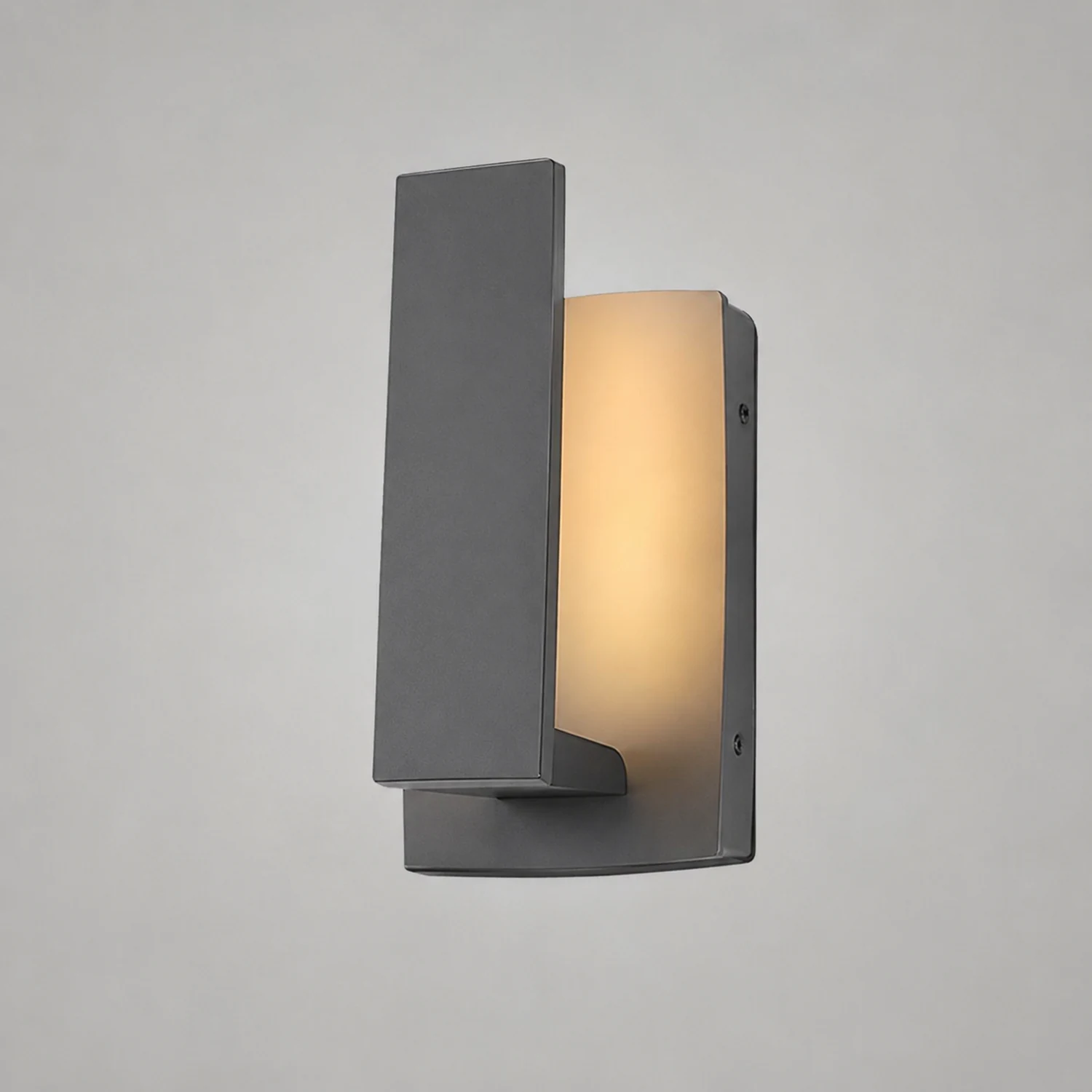 Waterproof Minimalist Aluminum LED Black Modern Outdoor Wall Light - Lumpaz