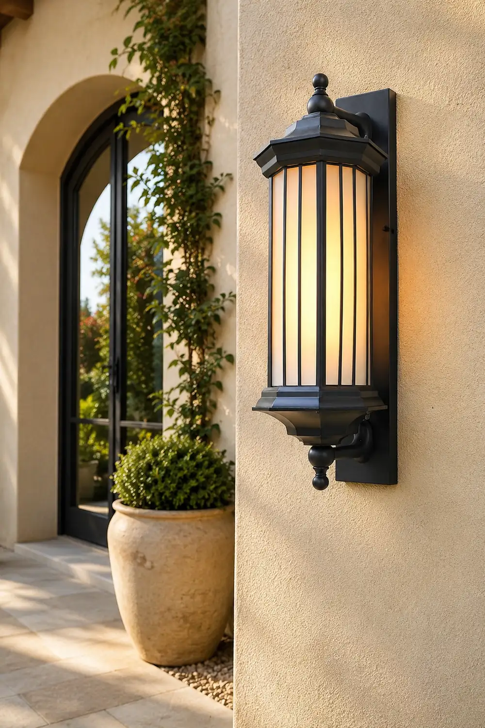 Retro Creative Outdoor Waterproof Black Modern Exterior Wall Lights - Lumpaz