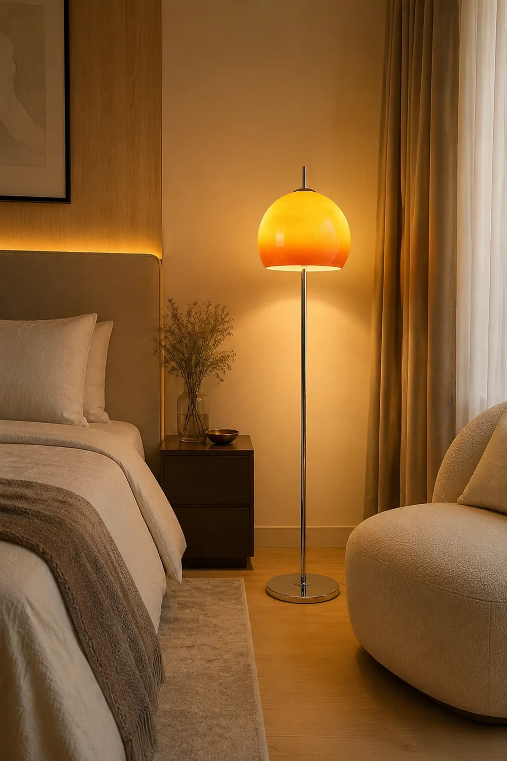 Salgado Sunset Floor Lamp 3 Color Temperature Switchable Gradient Color - Lumpaz