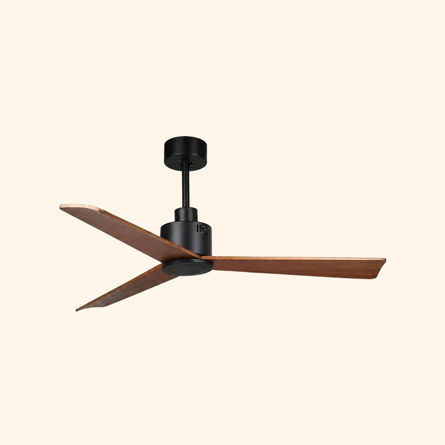 Haydn 3-Blade Modern Black DC Ceiling Fan, Summer, 52'' - Lumpaz
