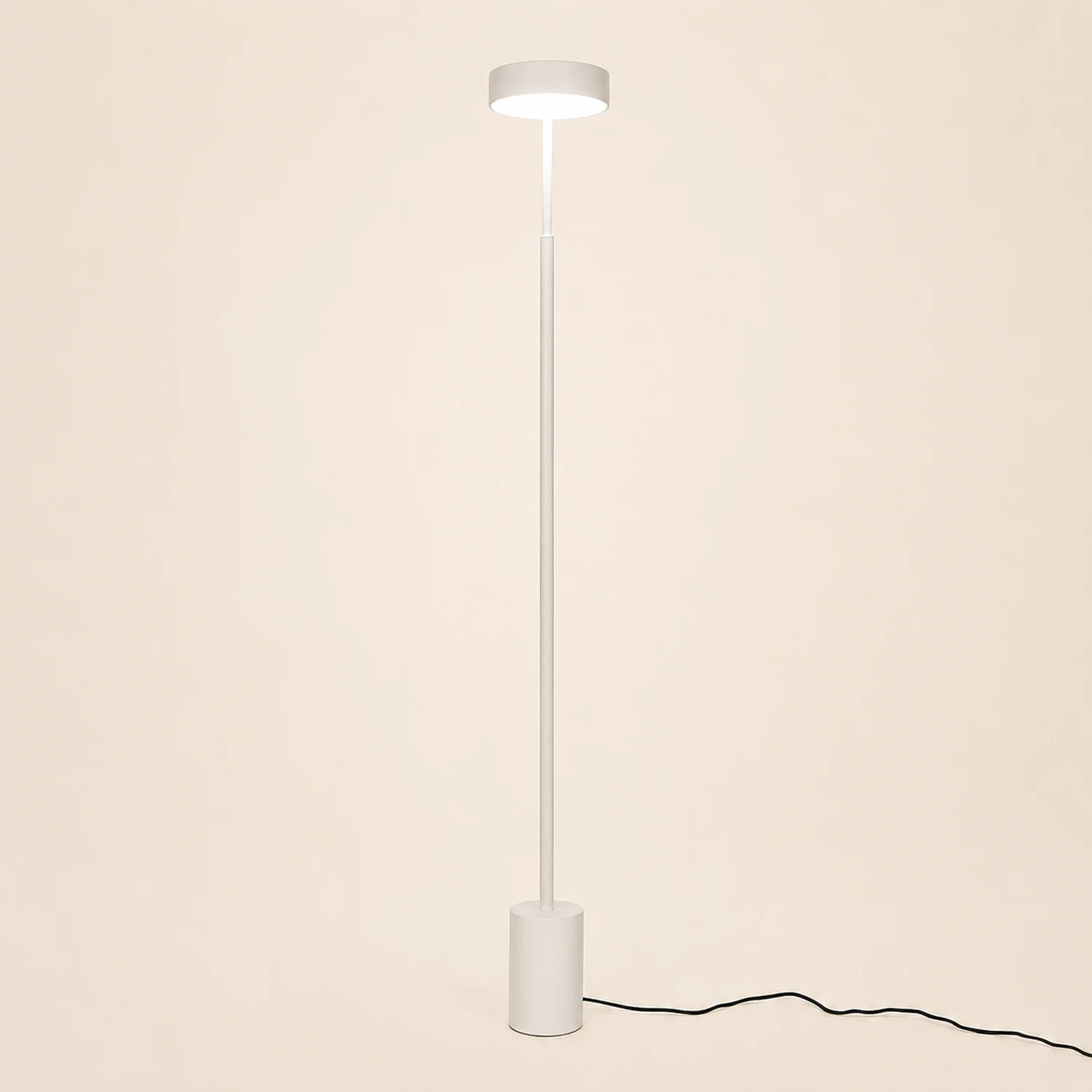 Edge Floor Lamp Linear Modern/Minimalist, Black/White/Gray, Bedroom - Lumpaz
