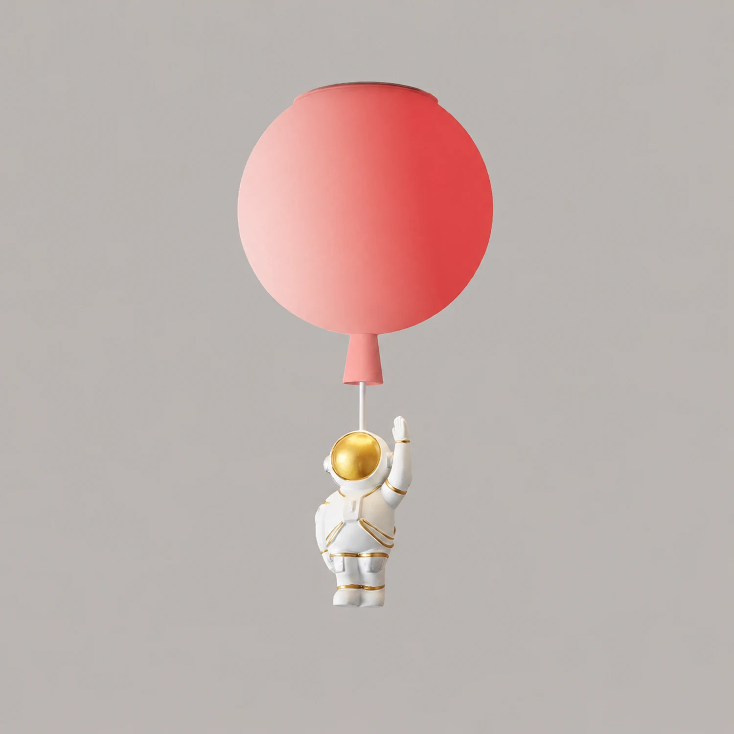 Fateh Astronaut Balloon Flush Mount Ceiling Light 8 Color Bedroom - Lumpaz