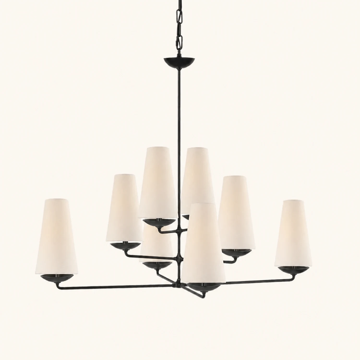 Alessio Design LED Chandeliers White Black Metall Bedroom Kitchen - Lumpaz