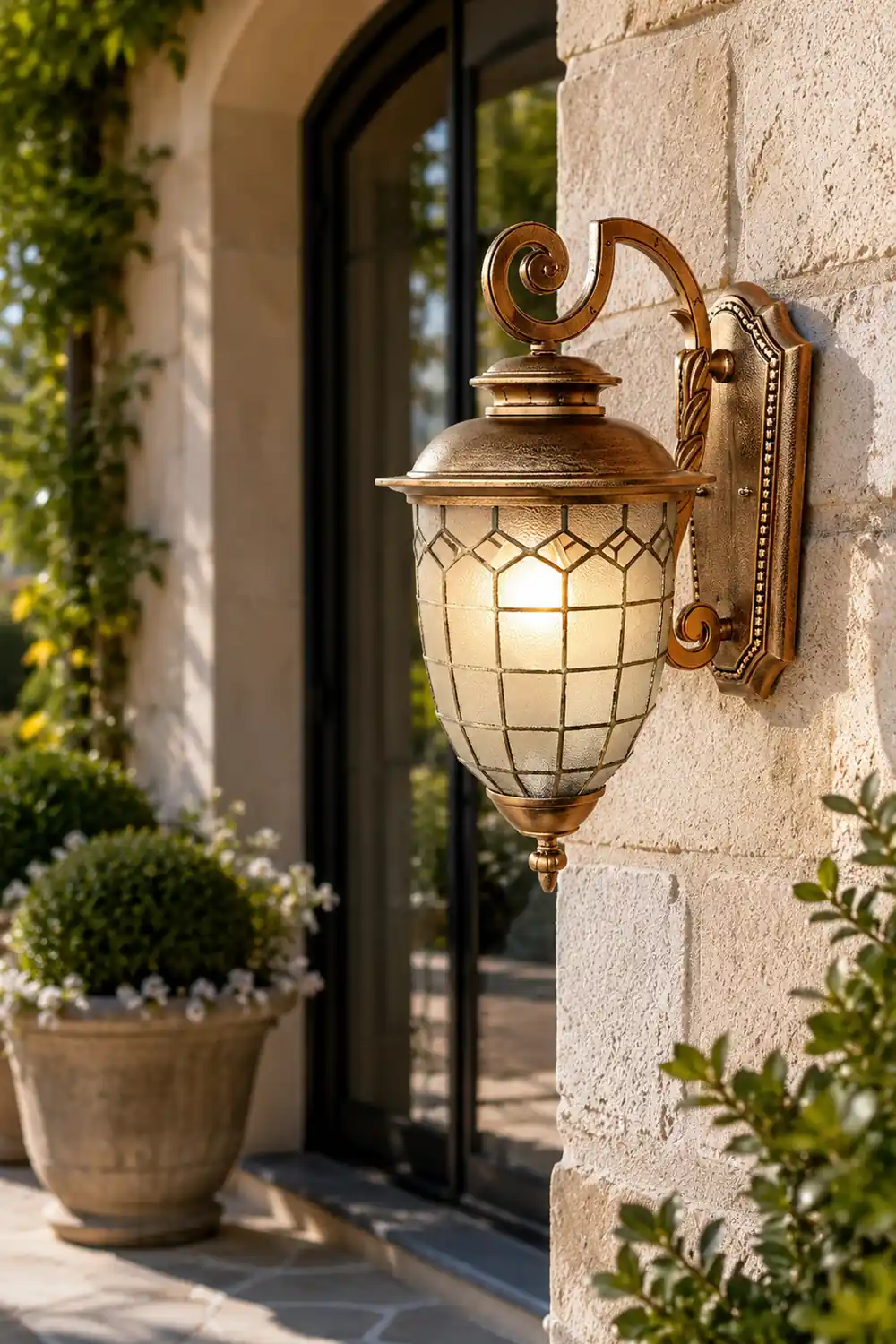 Waterproof Minimalist Elegant Vintage European Style Outdoor Wall Lights - Lumpaz
