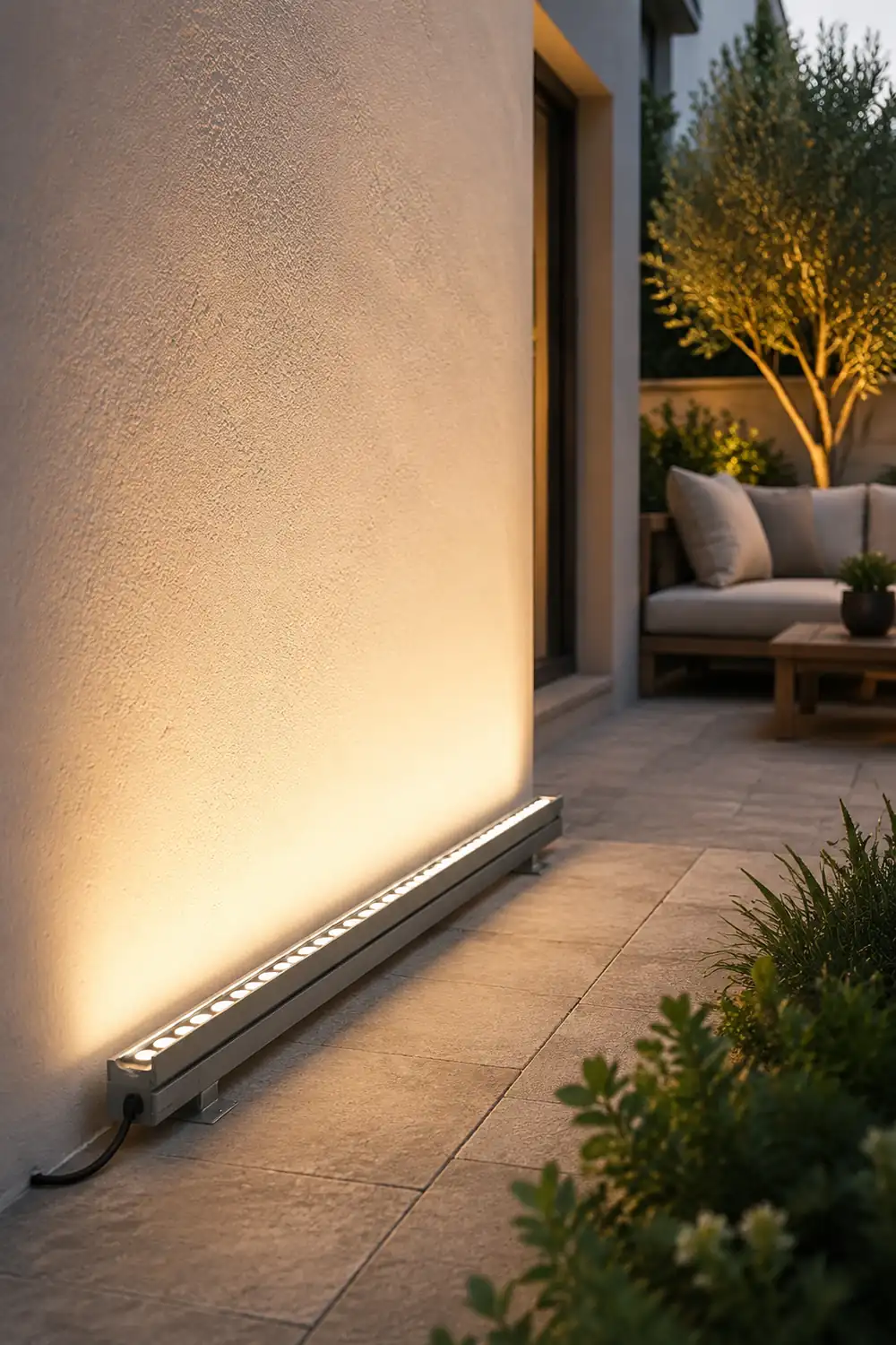 Strip Waterproof LED Outdoor Wall Washer Lights with Baffle - Lumpaz