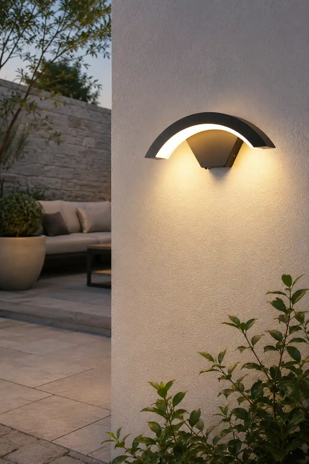 Limited Offer Curved Wall Sconce Outdoor Waterproof LED Wall Lamp - Lumpaz