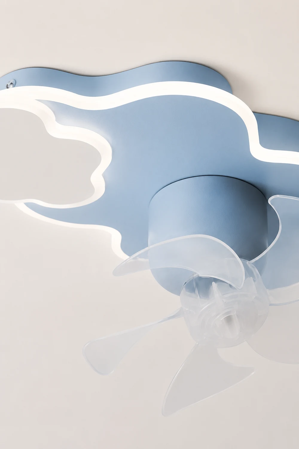 Minori Cloud Ceiling Fan with Light, 3 Color, 23"/21.5'' - Lumpaz