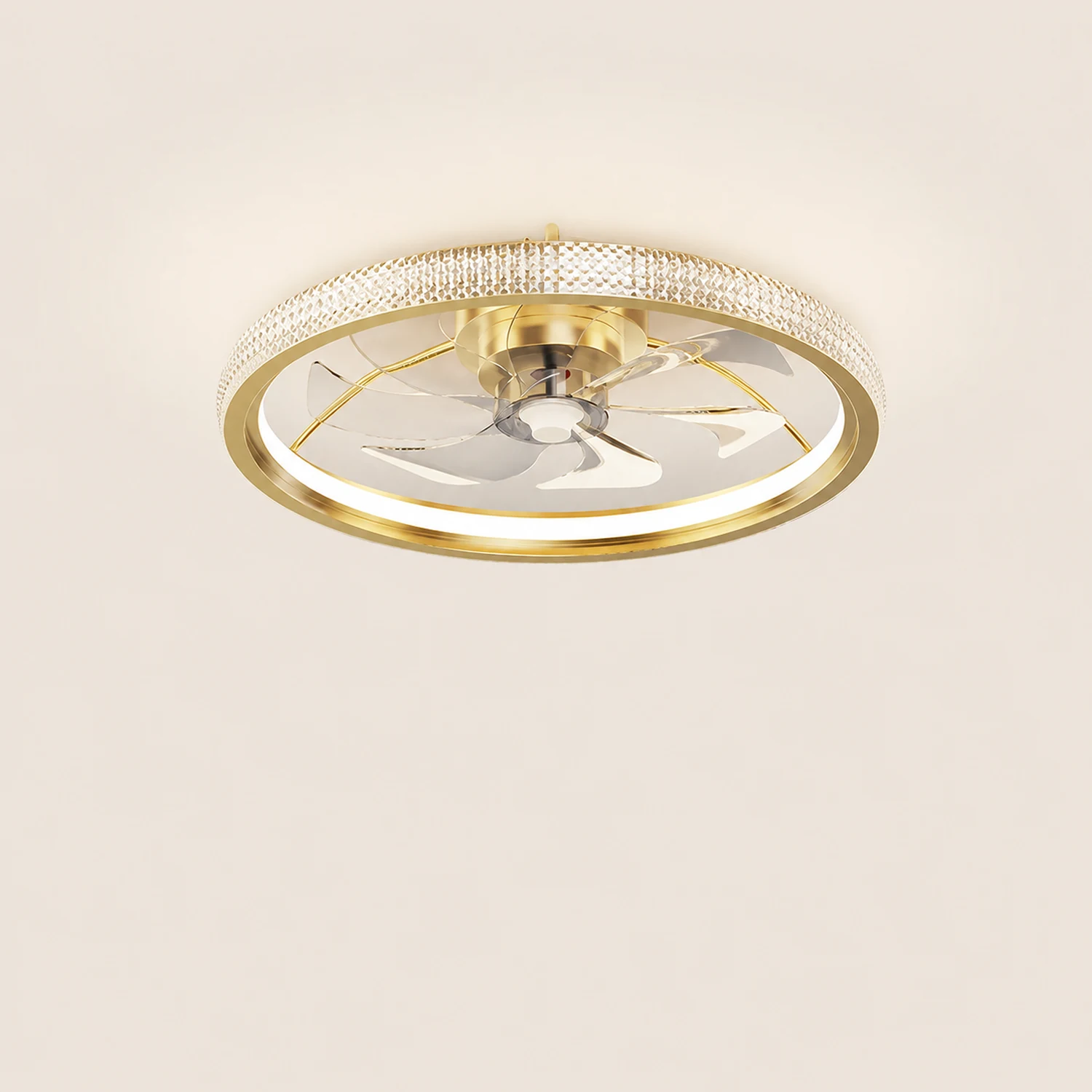 Kirsten 3/7-Blade Ceiling Fan with Light, 2 Style, DIA 20" - Lumpaz
